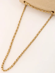1995 Classic Flap Chain Bag 25cm Beige
