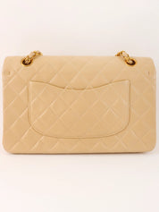 1995 Classic Flap Chain Bag 25cm Beige