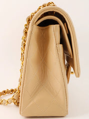1995 Classic Flap Chain Bag 25cm Beige