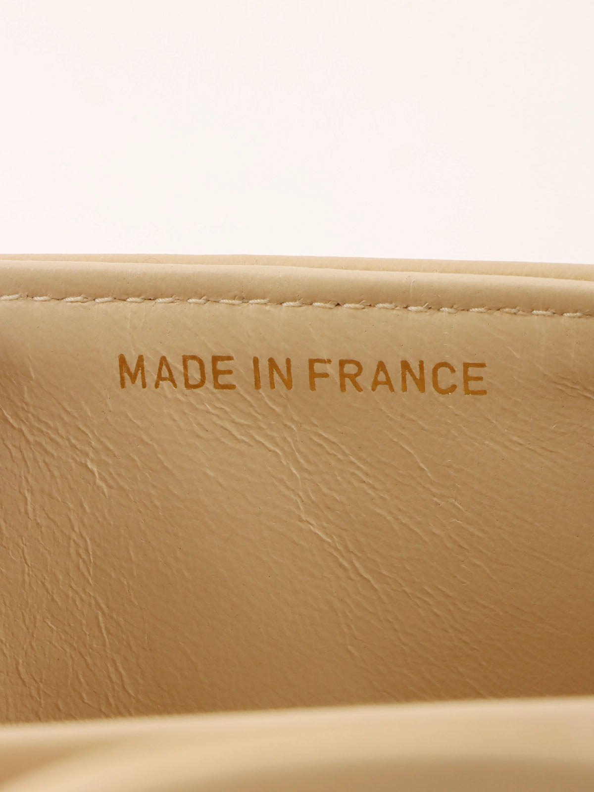 1995 Classic Flap Chain Bag 25cm Beige