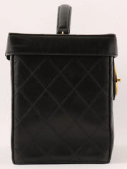 1995 Bicolor Stitch CC Turnlock 2-Way Vanity Set in Black