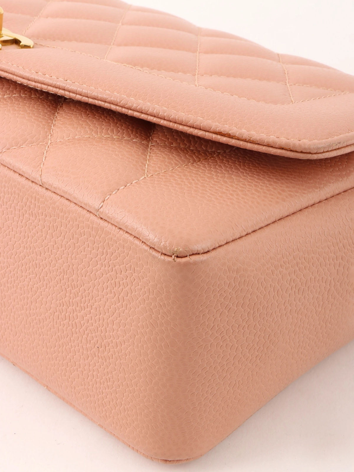 1995 Diana Flap Chain Bag, 25cm, Pink, Caviar Skin