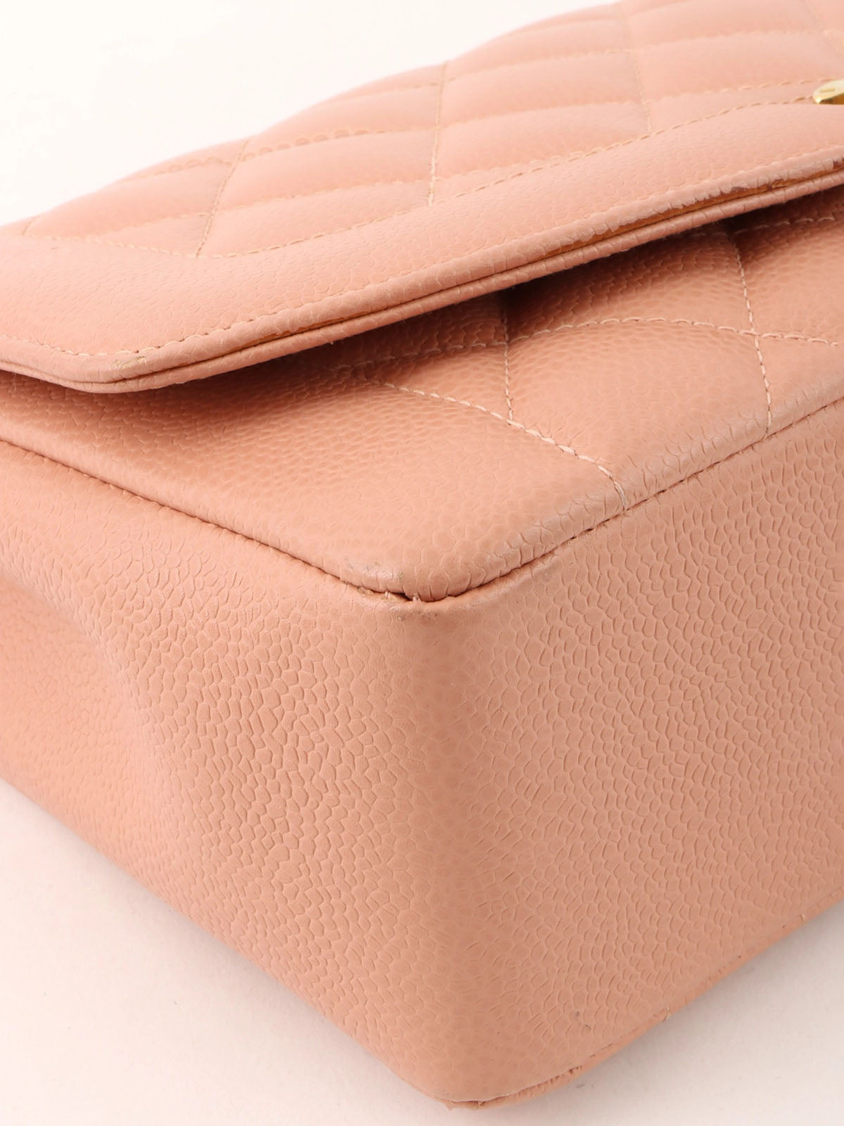 1995 Diana Flap Chain Bag, 25cm, Pink, Caviar Skin