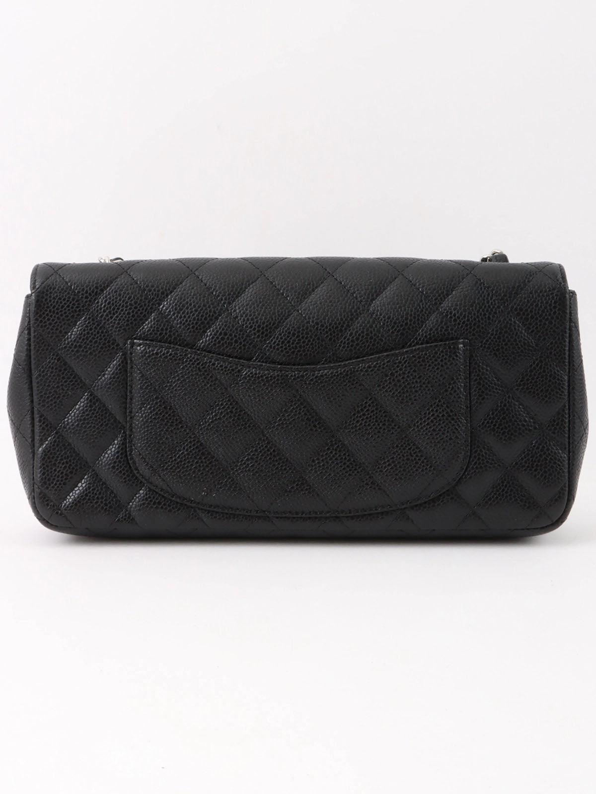 2007 East West Caviar Skin Chain Bag in Black