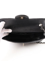 2007 East West Caviar Skin Chain Bag in Black
