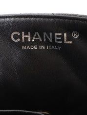 2007 East West Caviar Skin Chain Bag in Black