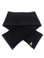 Studded Glitter Scarf Black