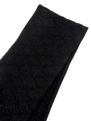 Studded Glitter Scarf Black