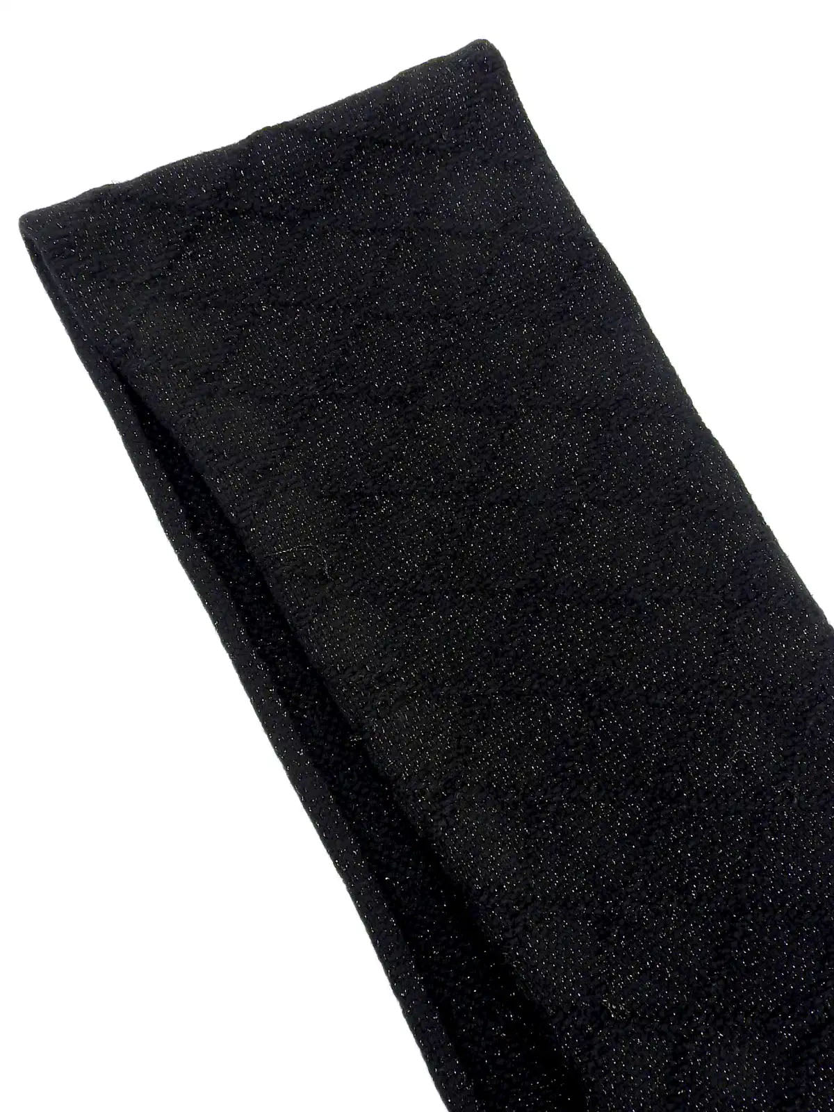 Studded Glitter Scarf Black