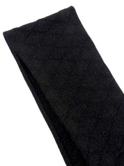 Studded Glitter Scarf Black