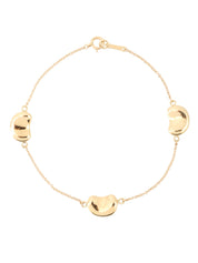 18Kビーンズブレスレット ゴールド