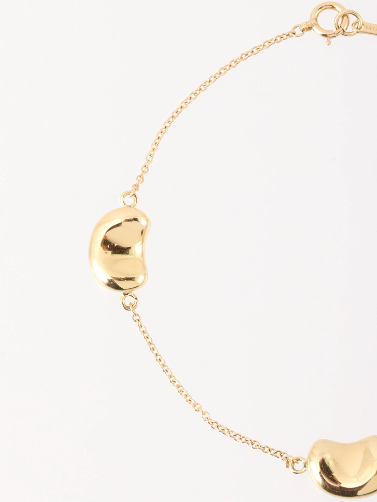 18Kビーンズブレスレット ゴールド