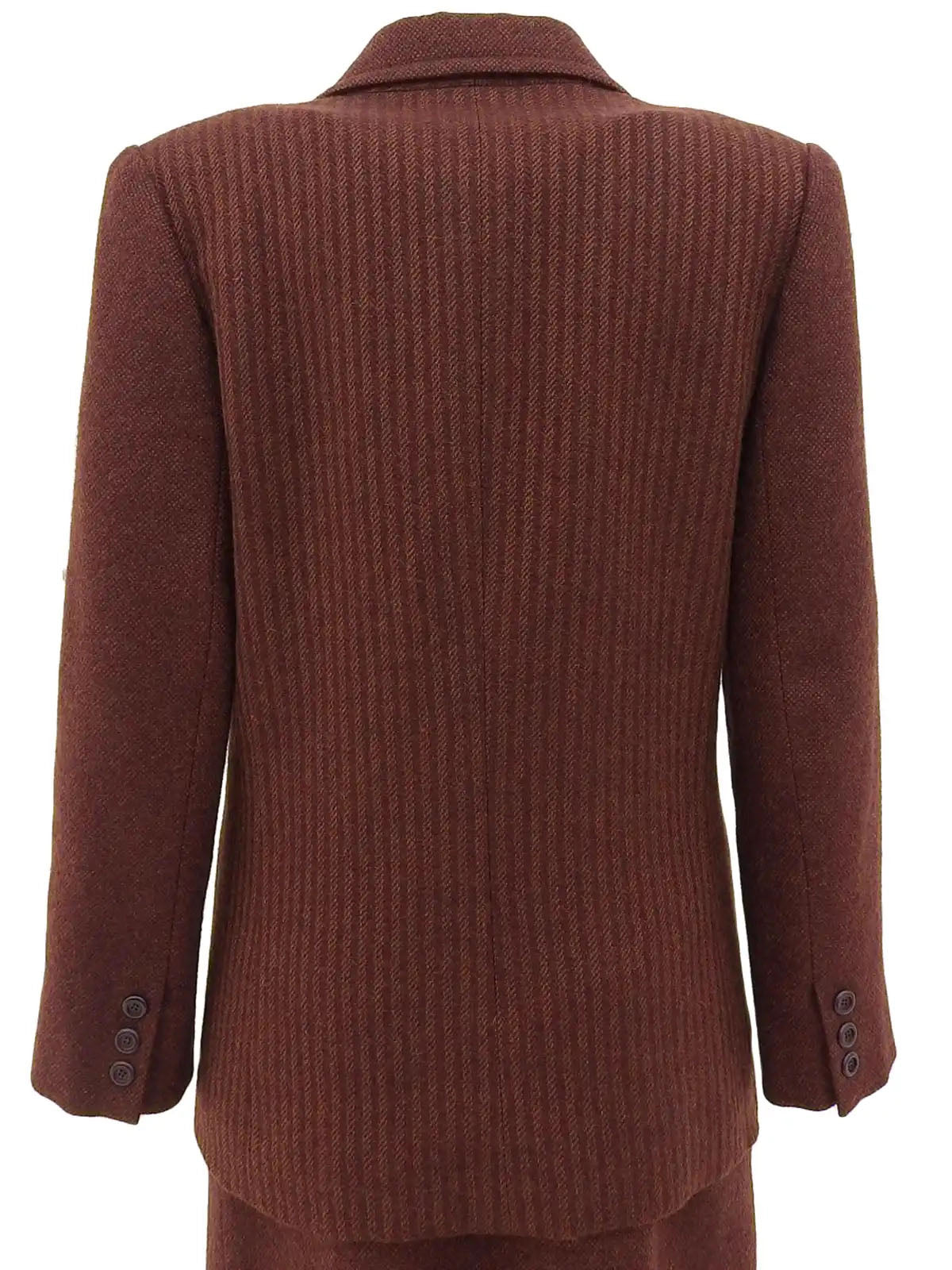 棕色羊毛条纹图案