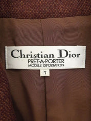 棕色羊毛条纹图案