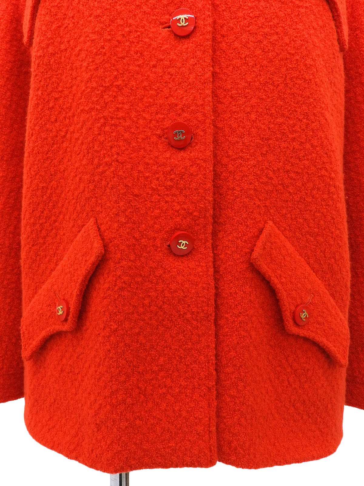 1995 CC Mark Button Jacket Red