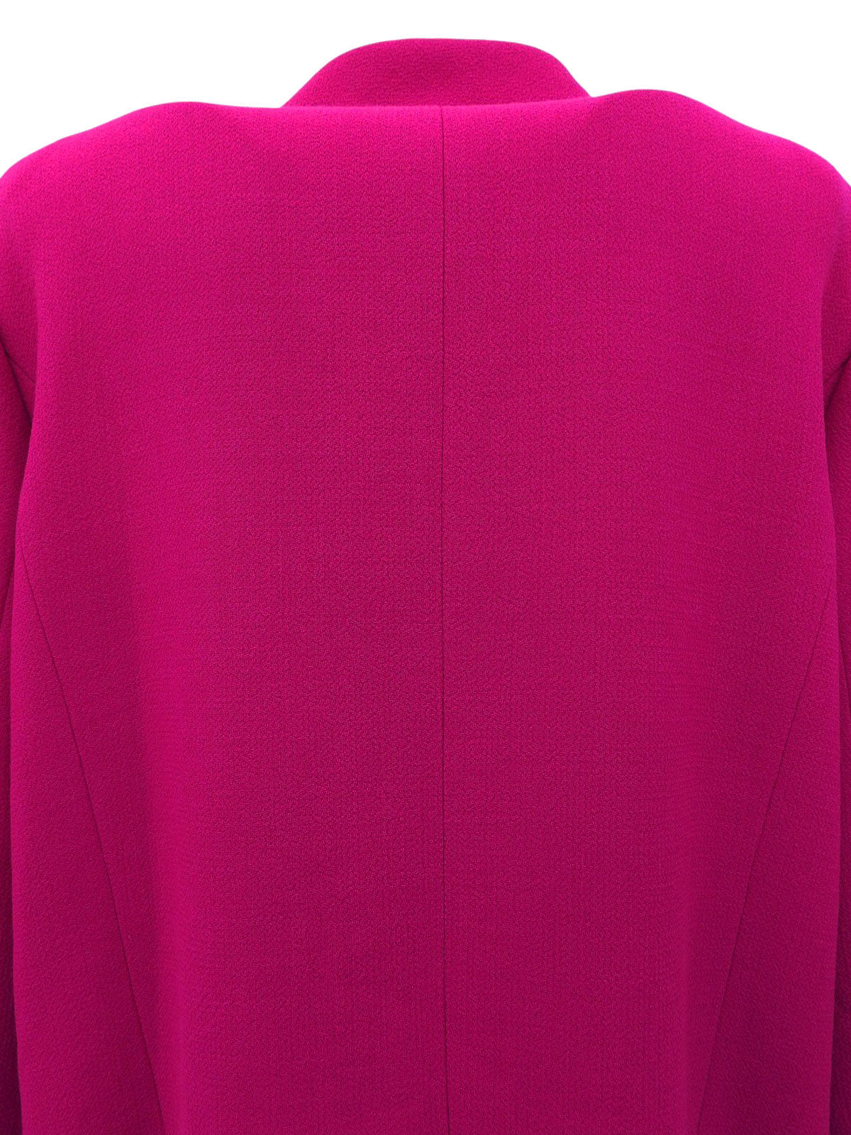ウールCCマークボタンジャケット マゼンタ