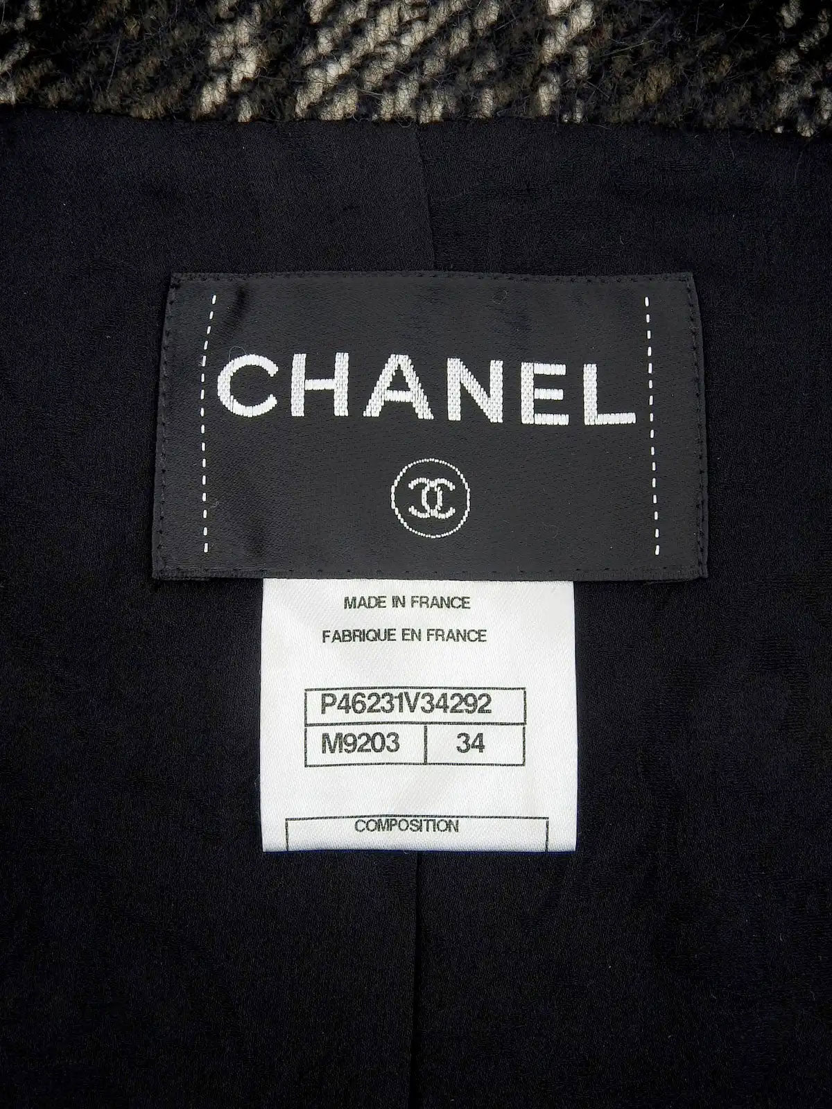 チェックパターンライオンボタンジャケット マルチ