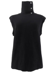 2003 CC mark button high neck vest black