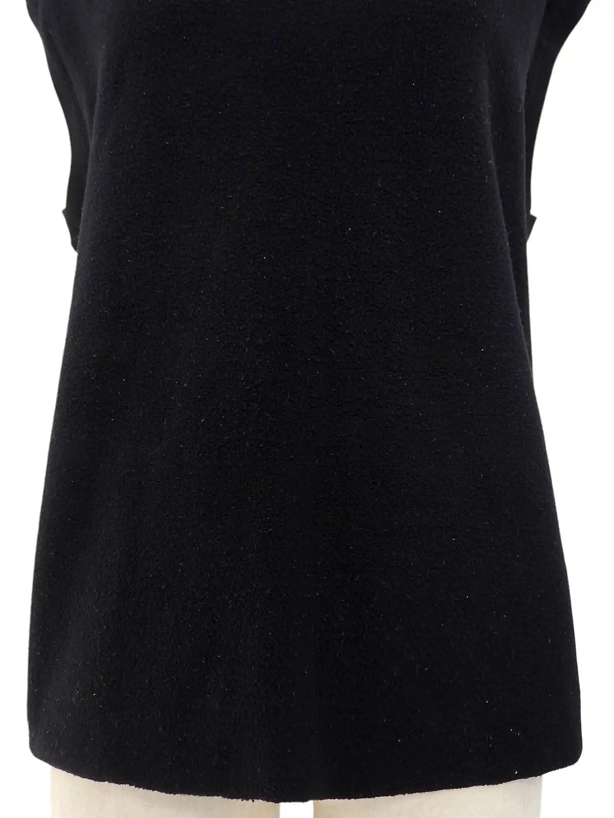 2003年製 CCマークボタンハイネックベスト ブラック