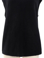 2003年製 CCマークボタンハイネックベスト ブラック