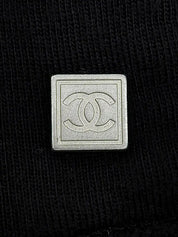 2003年製 CCマークボタンハイネックベスト ブラック