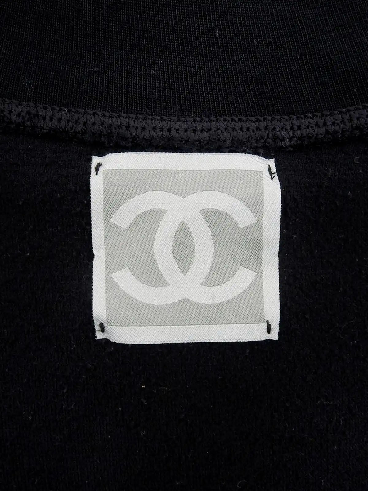 2003年製 CCマークボタンハイネックベスト ブラック