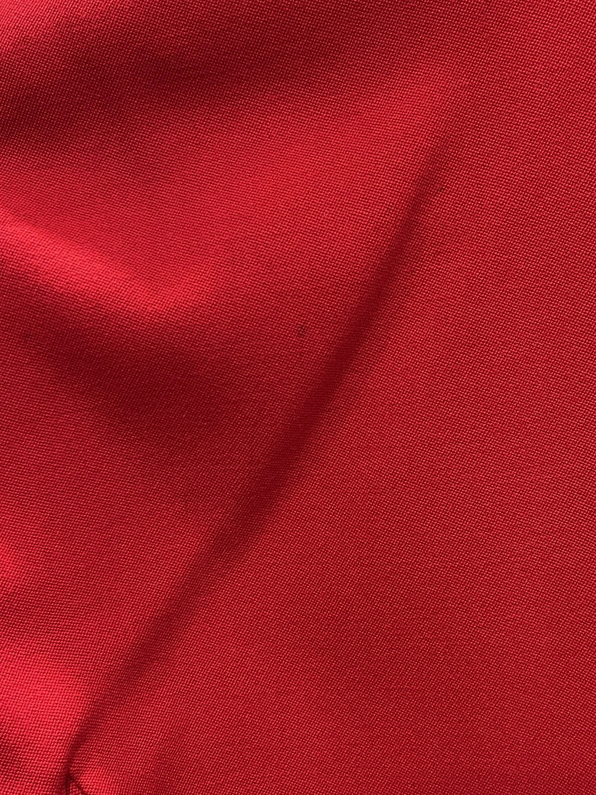 Two-tone Macadam Button Jacket in Red/Black