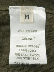 Macadam Embroidered Cardigan in Khaki