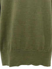 Macadam Embroidered Cardigan in Khaki