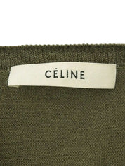 マカダム刺繍カーディガン カーキ