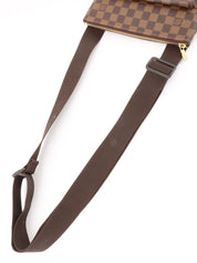 2008 Canvas Damier Pochette Merville Brown