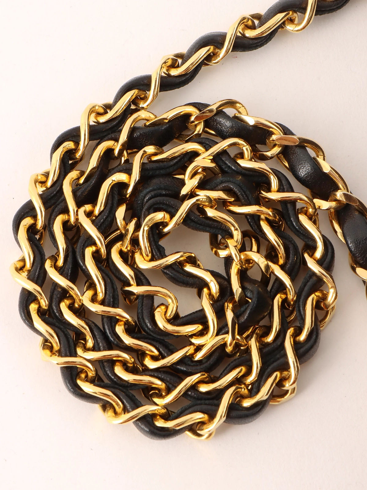 1990's Big Square Classic Flap Chain Bag in Black