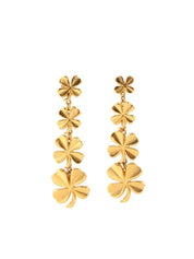 1998 Clover Swing Earrings Gold