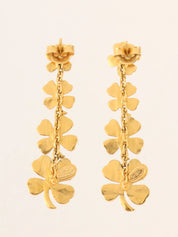 1998 Clover Swing Earrings Gold