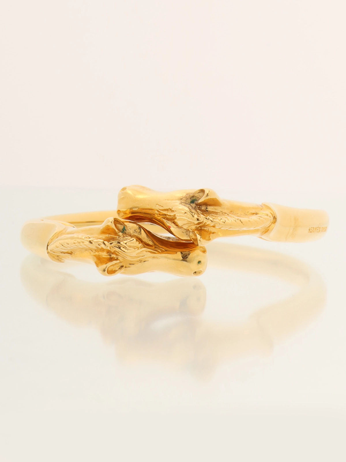 Cheval Horse Bangle Gold