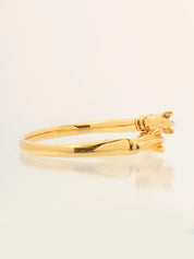 Cheval Horse Bangle Gold