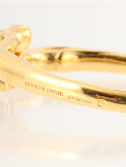 Cheval Horse Bangle Gold