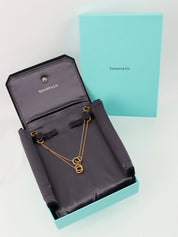 18K Gold Interlocking Necklace