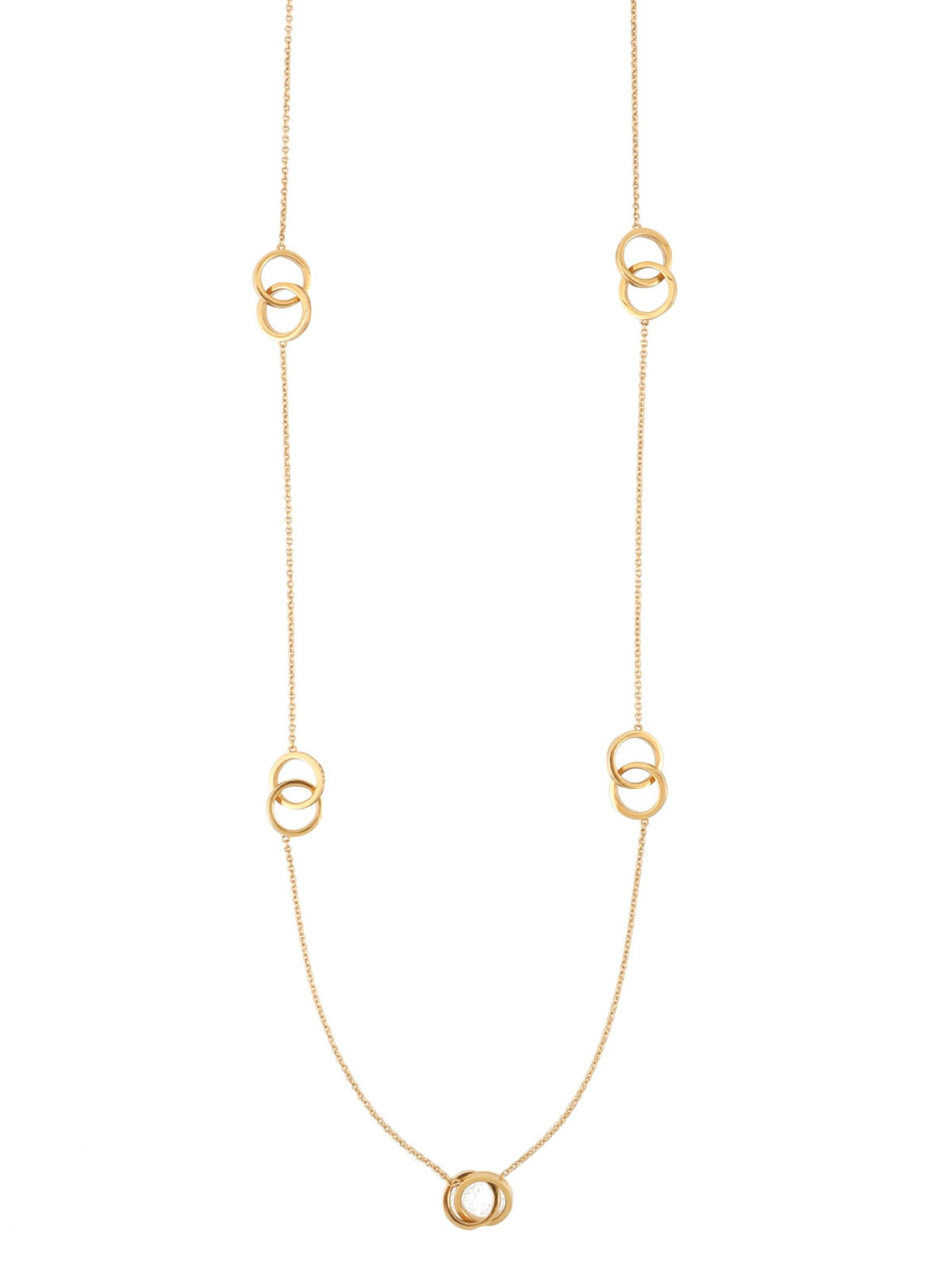 18K Gold Interlocking Necklace