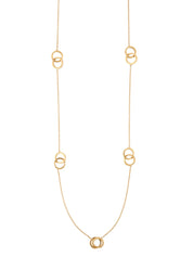 18K Gold Interlocking Necklace