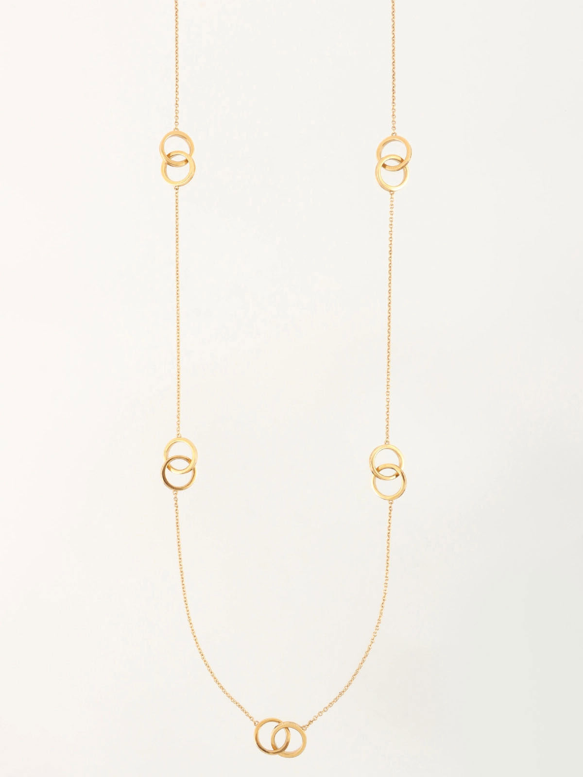 18K Gold Interlocking Necklace