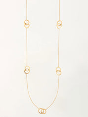 18K Gold Interlocking Necklace