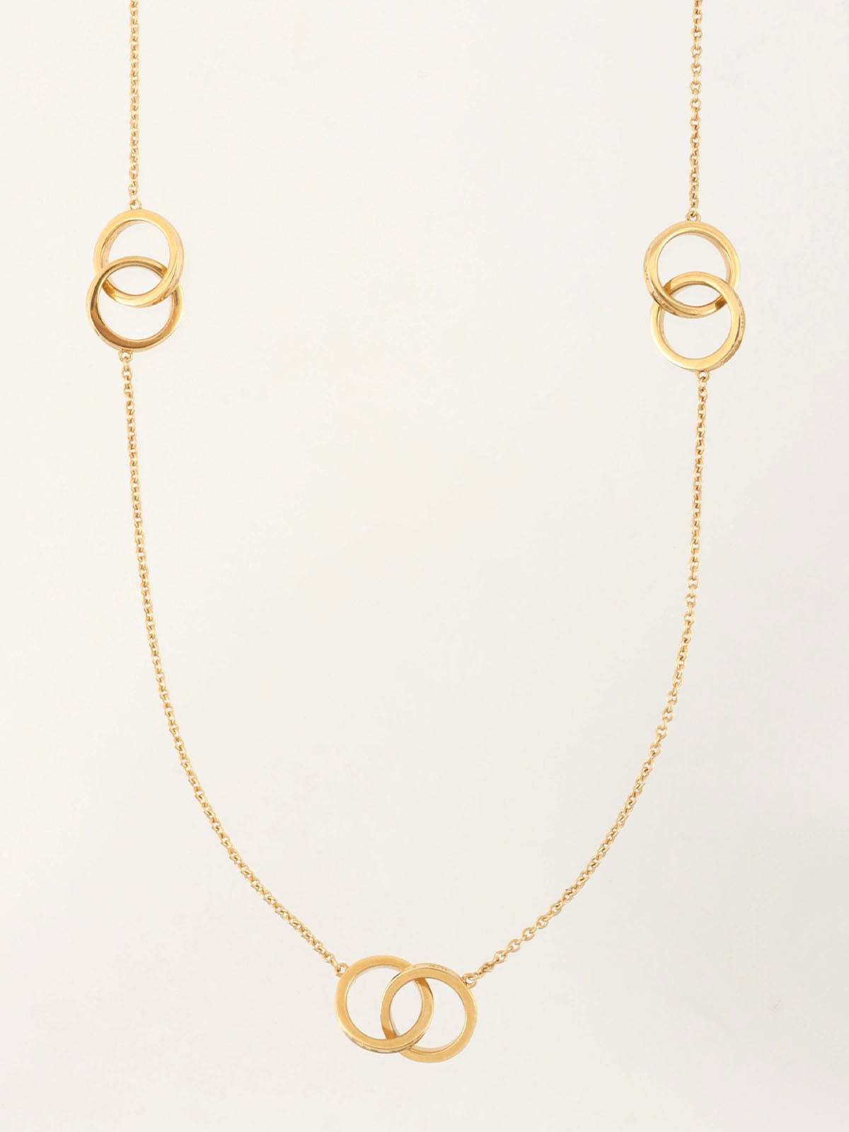 18K Gold Interlocking Necklace