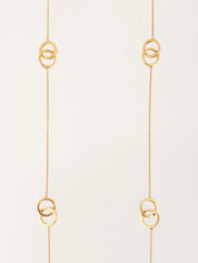 18K Gold Interlocking Necklace
