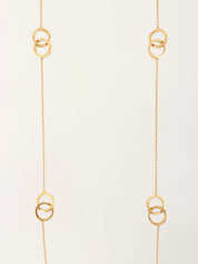 18K Gold Interlocking Necklace
