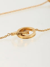 18K Gold Interlocking Necklace