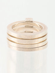 925 Design 4-Ring Silver
