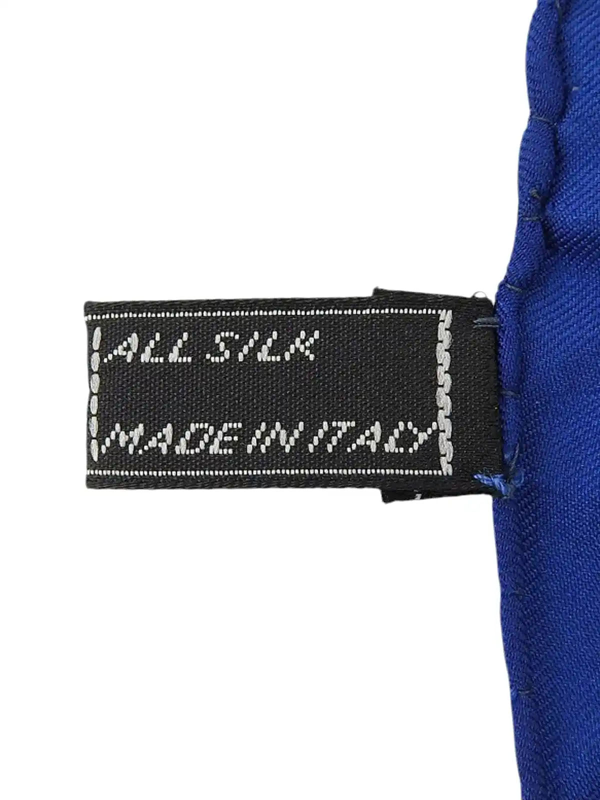 Multi-motif logo design scarf in blue/red/multi
