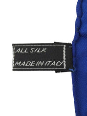 Multi-motif logo design scarf in blue/red/multi