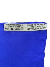 Carré 90 Hommage A Charles Garnier Pattern Scarf Blue/Multi